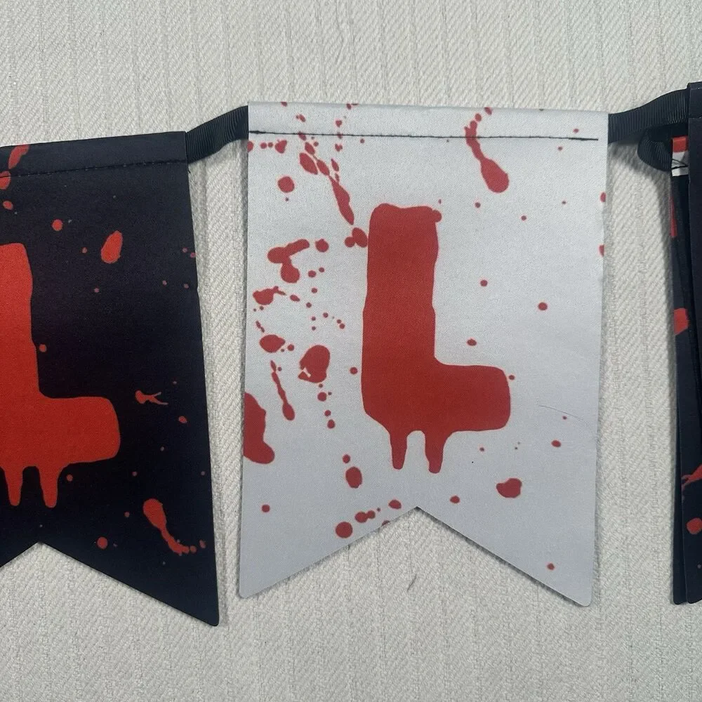 Ashland Halloween Garland 6ft Bloody Drip Pennant Banner Horror Party Decor NWT